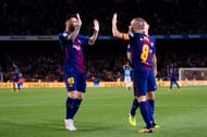 Messi and Andrés Iniesta achieved great success together at Barcelona